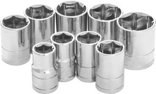 Performance Tools 9 Piece 1/2in. Drive Sae So...