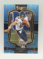 Panini Select 2020 Cole Kmet Light Blue Prizm Rookie #174 Bears /99