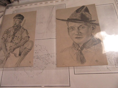 1937 World Jamboree Souvenir Paper Collection -- Postcards, Log Book, - Picture 6 of 15