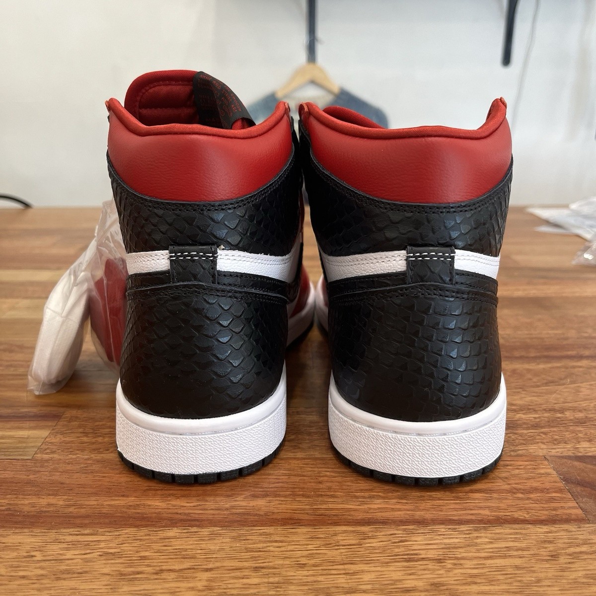 Size 8.5 - Air Jordan 1 Retro OG High Satin Red W for sale