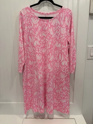 NWT Lilly Pulitzer Solia Chilly Lilly Dress Rousseau Pink Tulip to Tango Size XL - Image 1 of 4