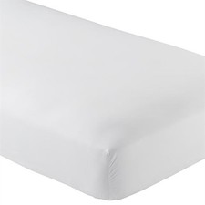 Twin Extra Long Fitted Sheet Only, Soft  Comfy 100 Cotton by Crescent Bedding