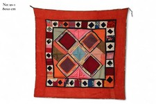 80x80 cm antik Afghan Uzbek wandbehang Suzani Lakai Patchwork wall hanging US-1