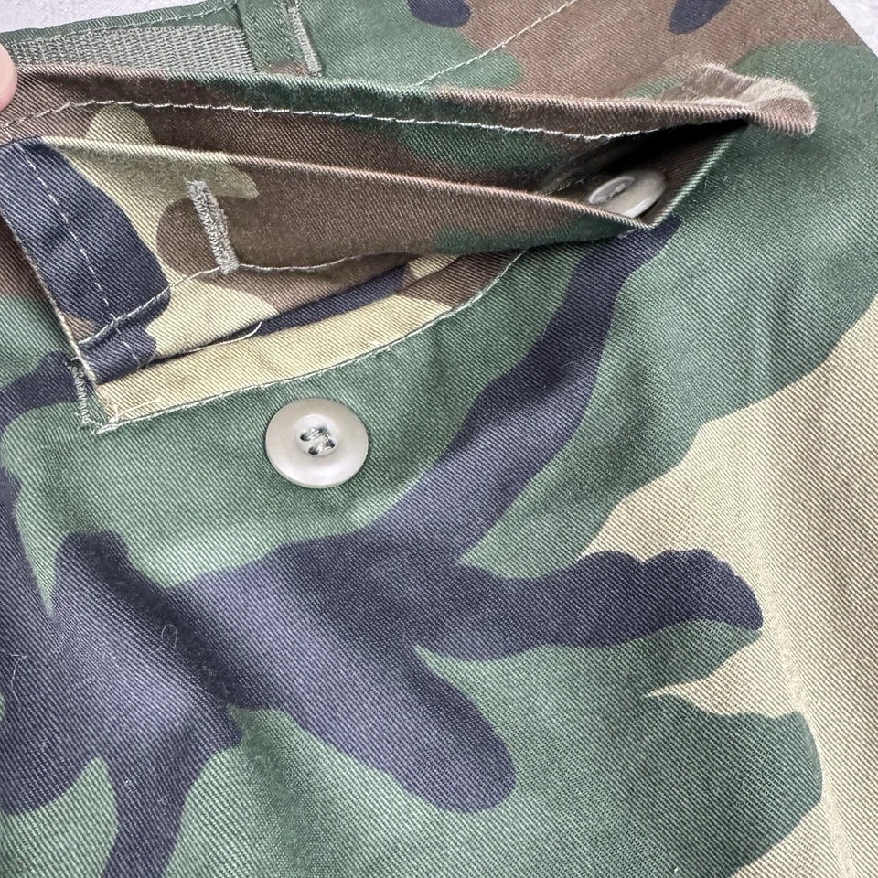 Rothco Camo Cargo Shorts Mens Medium Woodland Green Button Fly BDU Army Military - Image 4 of 4