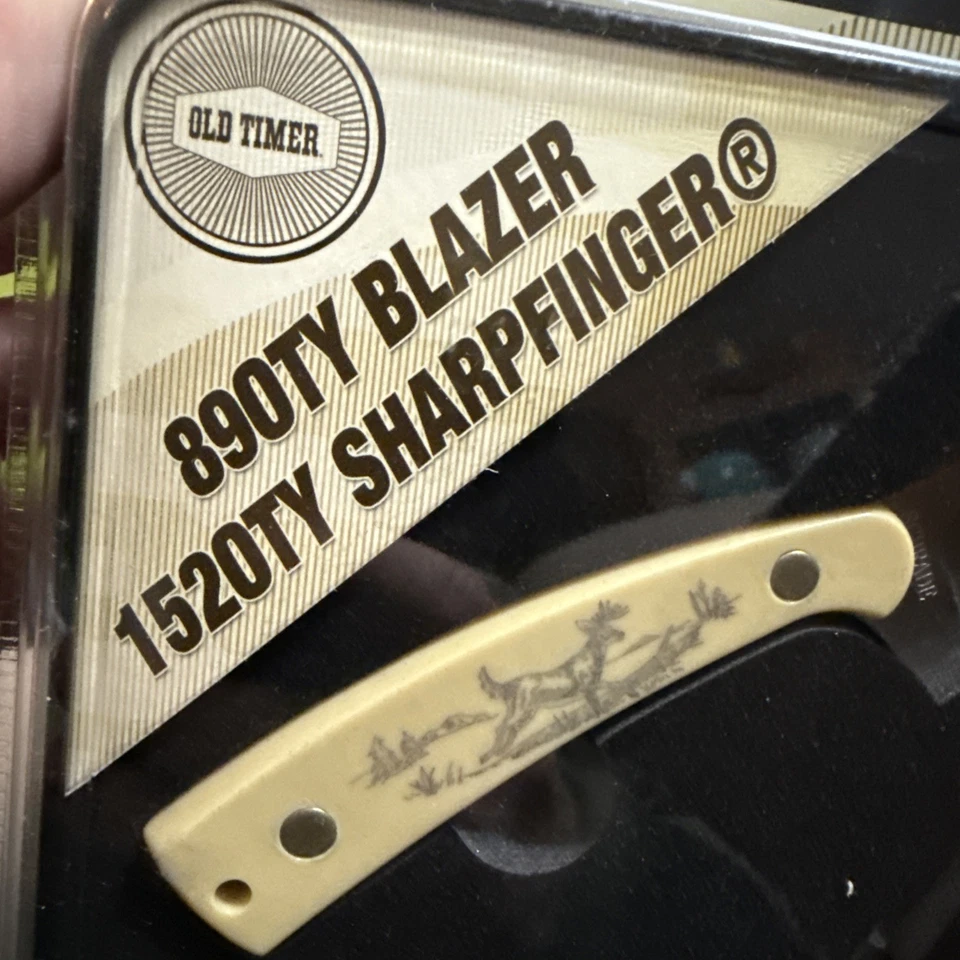 Juego de cuchillos Schrade OLD TIMER 2014 edición limitada 890TY BLAZER - NUEVO EN STOCK / SELLADO Foto 2 de 4