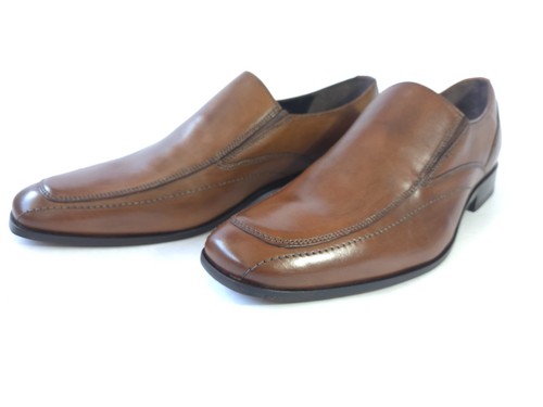 Bostonian Shoes Mens 12 M Loafer Brown Leather Slip On Comfort 28246 - Picture 4 of 16