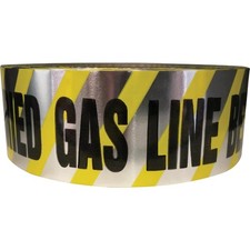 Pro-Flex Pro-Poly 2 In. x 100 Ft. Direct Burial Gas Line Caution Tape Pro-Flex