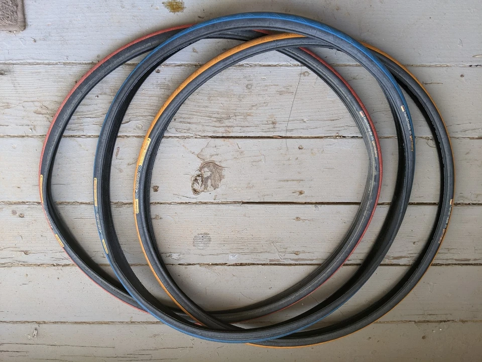 (3) Neumáticos para bicicleta de carretera Continental Grand Prix 4000 cubierta 700x 23c plegables Foto 2 de 4