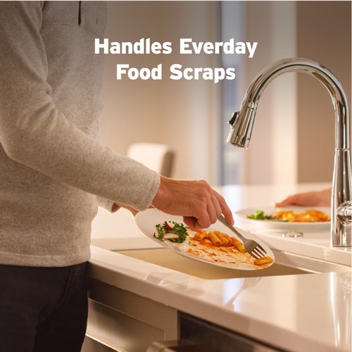 Badger 5 Garbage Disposal, Standard Series 1/2 HP Continuous Feed Food Waste ... - Picture 4 of 9