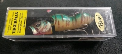 Megabass Tiger Max Handmade Balsaholz Topwater Wobbler Blue Tiger 
