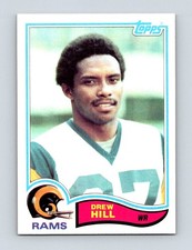 1982 Topps #379 Drew Hill Los Angeles Rams Rookie