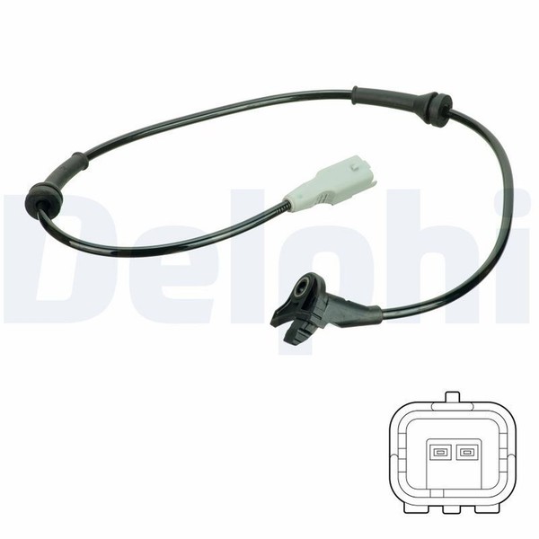 ABS Sensor Raddrehzahl Vorderachse FüR Peugeot CitroËN DS 308 I SW 3008-image