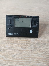 KORG TM-60 Combo Instrument Tuner and Metronome - Tested Works