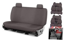  Polibawełniane pokrowce na siedzenia niestandardowe, szare 