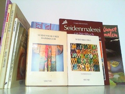 10 Bücher zum Thema Seidenmalerei - 1. Die Kunst auf Seide zu malen. / 2. Seiden