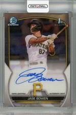 2023 Topps Bowman Pittsburgh Pirates Jase Bowen Chrome Prospect Autographs