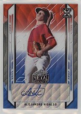 2021 Leaf Metal Draft Red White & Blue Wave 4/5 Alejandro Hidalgo Auto 1j2e