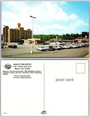 Quality Inn North Macon Georgia Postcard
