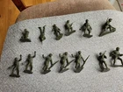 Marx Marines Vintage Dark Olive Drab lot of 13 Figures