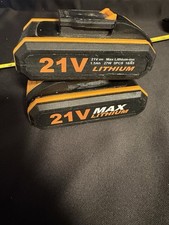 2 Li-ion 21v Lithium Batteries. 1.5 Ah 27w 18/65