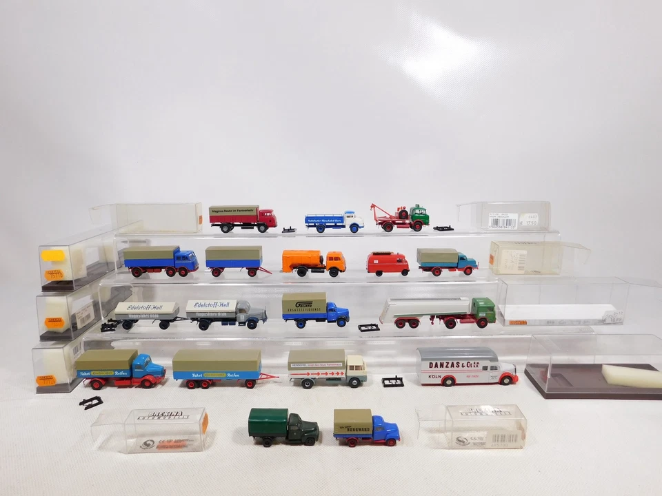 Brekina 1:87 H0 Raccolta Lkws Piccole Parti Mancanti MB Man Krupp Magirus ecc # - Immagine 2 di 4