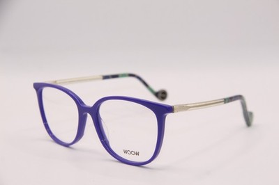 NEW WOOW WOOL STREET 2 COL 2047 PURPLE CLEAR GREEN AUTHENTIC EYEGLASSES 54-16