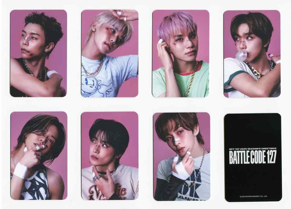 NCT127 ポストカード NCT 127 2025 SEASON'S GREETINGS PREORDER EXCLUSIVE OFFICIAL