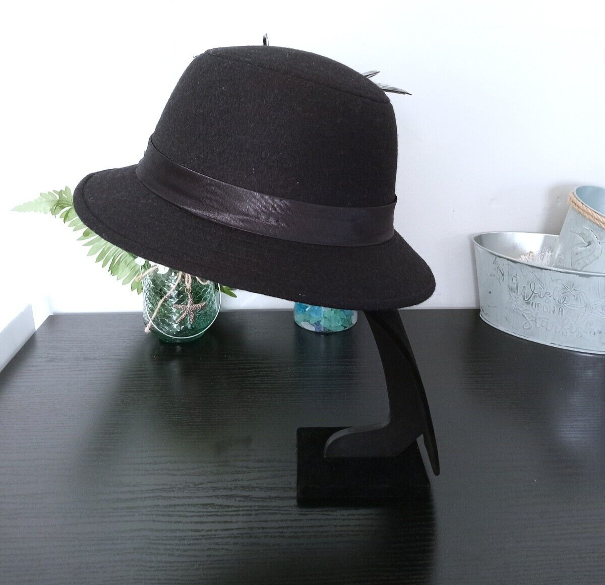 NWT Marciano Wool Felt Floppy Hat Vintage Wool Felt Floppy Hat – Village Hat Shop main image 2