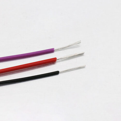 28 30 AWG calibre PTFE multicolores chapados en plata para cables de auriculares hágalo usted mismo - Imagen 2 de 8