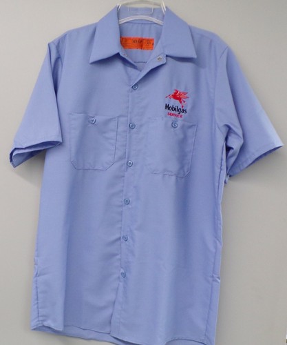 Mobilgas Service Pegasus Vintage Gasoline Logo Work Shirt S-6X, ML-3XLL New - Picture 16 of 19