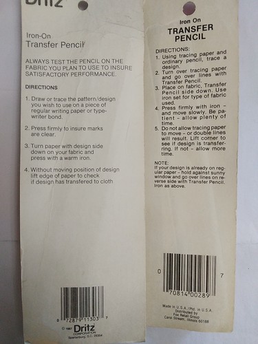 Transfer Pencil Iron On Dritz Pattern Hole Perforation Wheel VTG Lot Sewing Mix - Picture 3 of 7