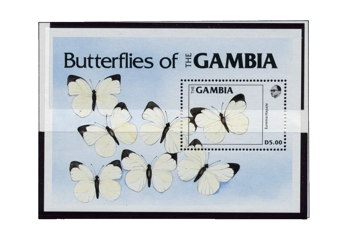Butterflies Gambian Stamps (1965-Now)