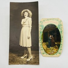 RPPC Courting Couple Antique Postcard LOT, Po...