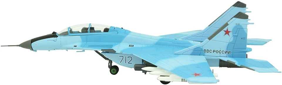 1:100 Mikoyan MiG-35 Avión de combate Metal Diecast Modelo Azul, Fuerza Aérea Rusa Foto 2 de 4