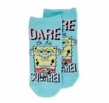 SPONGEBOB SQUAREPANTS WOMEN'S NO-SHOW SOCKS SHOE SIZE 4-10 NICKELODEON, NWT