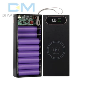 Cas de banque d'électricité DIY Kits 10W/22.5W Boîte de recharge rapide placée 16*18650 Batterie