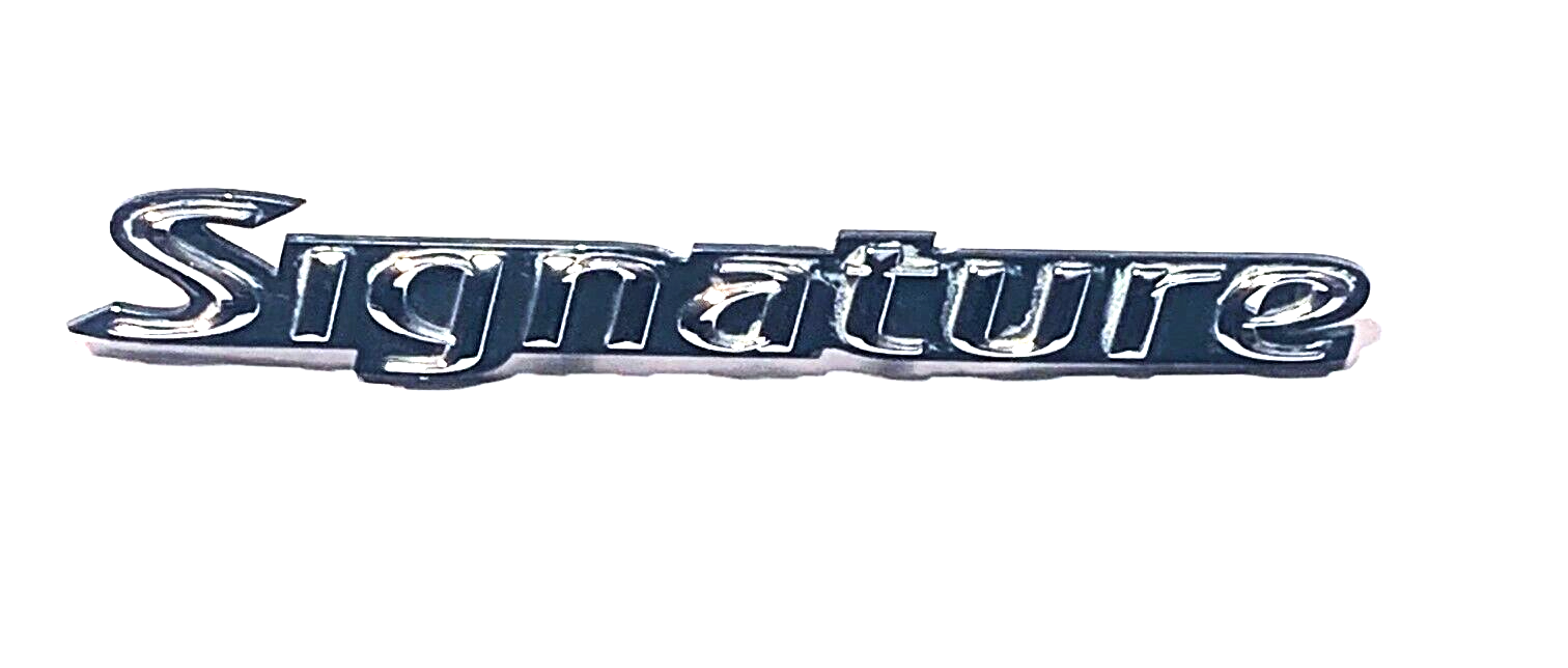 Signature Lincoln Emblem Badge Logo   220s