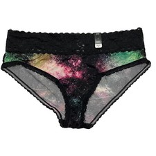 NWT TORRID Hipster Pantie Sz 1X-2X Black Green Purple Silky Lace