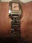 LADIES' DKNY TANK WATCH - STAINLESS STEEL BAND AND CASE -  BBA-38
