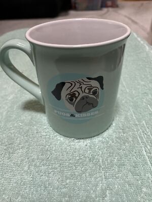Pugs And Kisses Mug Love Your Mug Coffee 20 Oz Cup New No Tags