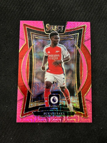 2024-25 Select Premier League Pink Mojo Prizm Bukayo Saka #32