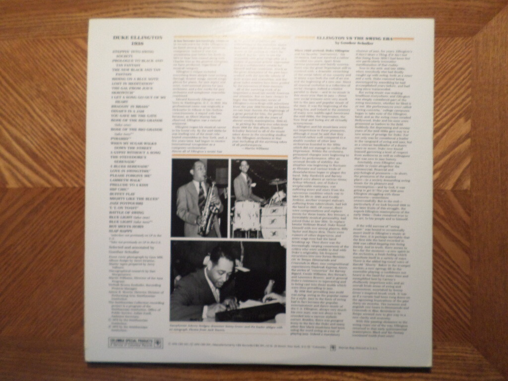 SMITHSONIAN 2 LP RECORD/ DUKE ELLINGTON/ 1938/ EX+ JAZZ VINYL | eBay