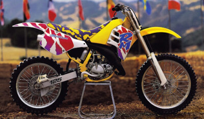 SUZUKI RM 125 RM 1992-1993 REAR STAINLESS BRAIDED BRAKE PATRIOT