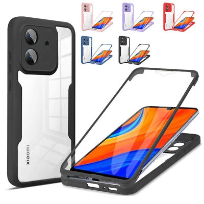 BETTERFON 360° Grad Hülle Xiaomi Redmi 13C Rundum vollschutz Integriertem Displayschutz
