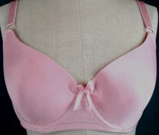 Mamia Ladies Pink Padded Polyester Underwire Bra Size 34 D                  (12)