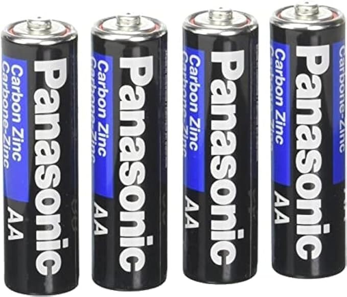 4PcsPanasonic AA Batteries Super Heavy Duty Power Carbon Zinc Double Battery1.5v-image