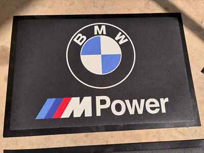 BMW M Power Fußmatte perfekt für jeden BMW Fan s Mancave oder Garage