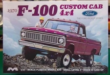  MOEBIUS  1/25 1970 Ford F100 Custom Cab 4x4 Pickup Truck MOE1230