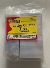 Primary Concepts 1402 Letter Cluster Tiles 78 Pieces. Brand New 