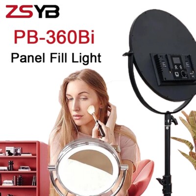 ZSYB PB-360Bi 60W LED Glass Panel led Video Light 3200K-5600K